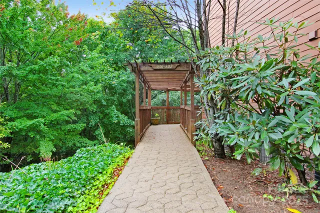 a balcony with an outdoor space