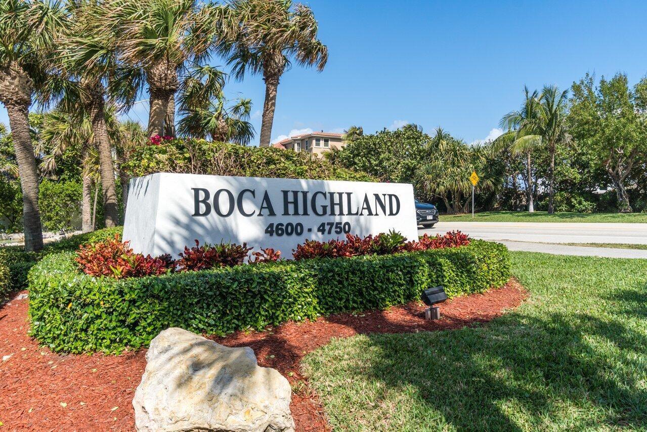 4740 South Ocean Boulevard, Unit 1515 Boca Raton, FL 33487 - Photo 50 of 56 Boca Highland Beach Club entrance