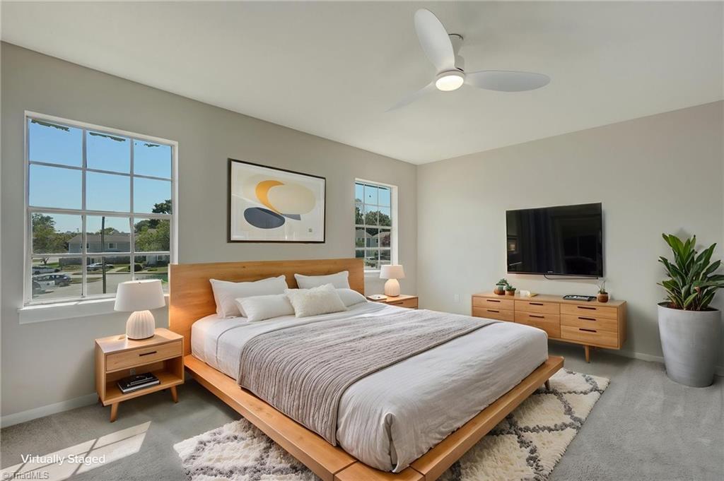 5735 Bramblegate Road Greensboro, NC 27409 - Photo 27 of 35 Bedroom 2 (Virtually Staged)