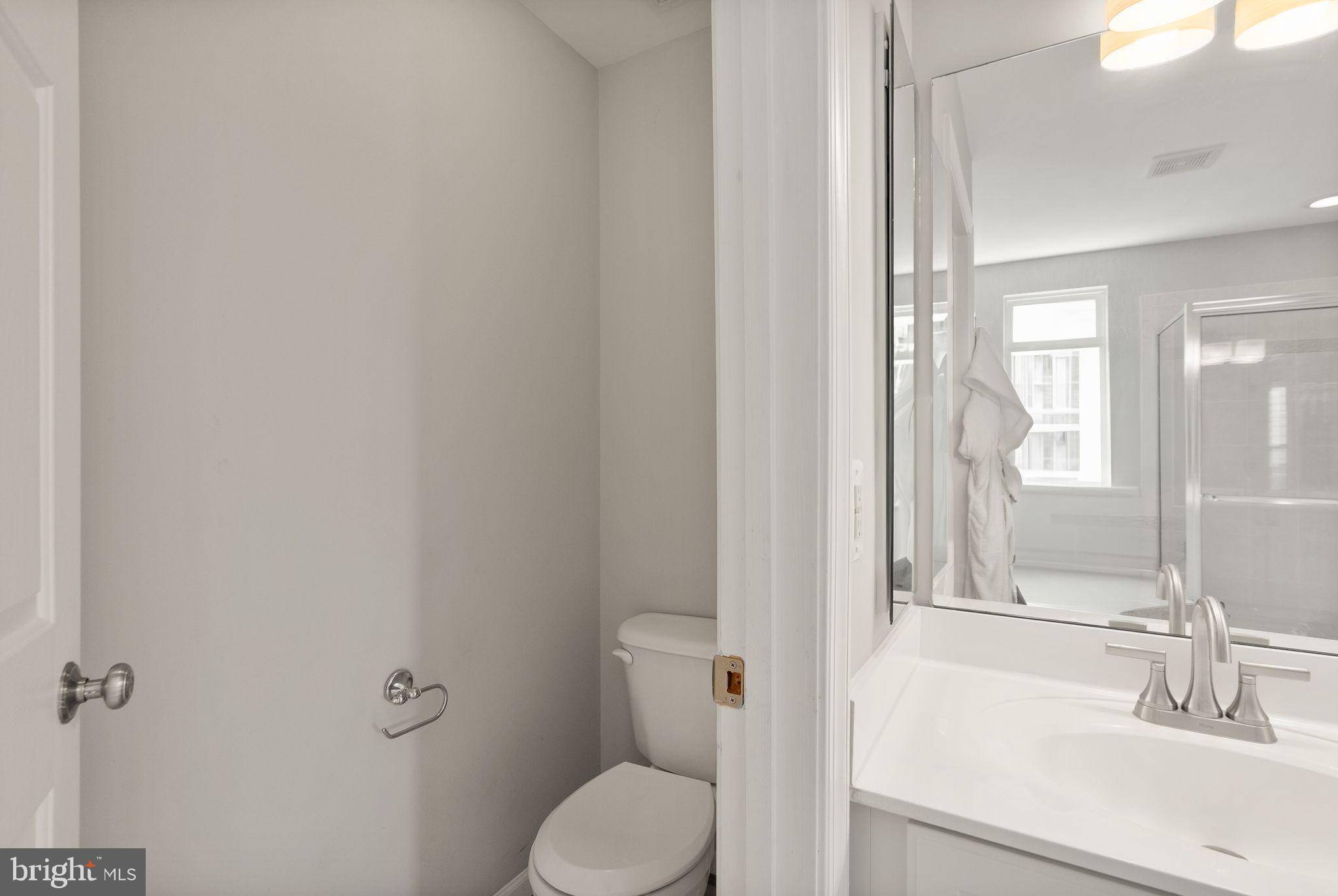 6901 Bitterroot Court Gainesville, VA 20155 - Photo 40 of 98 a bathroom with a toilet a sink and mirror