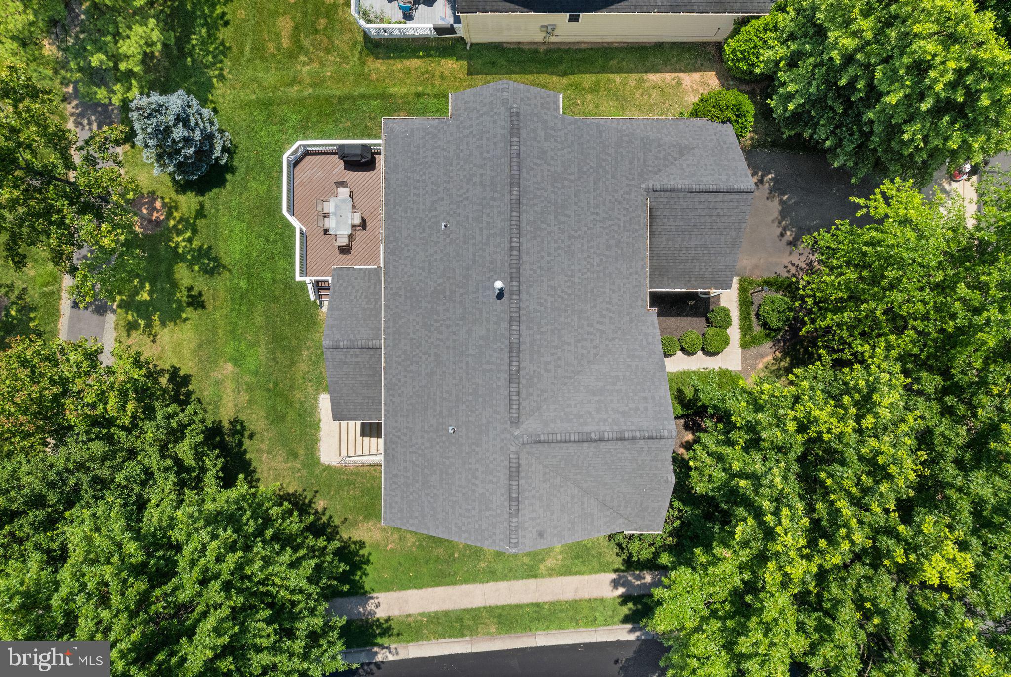 6901 Bitterroot Court Gainesville, VA 20155 - Photo 70 of 98 an aerial view of a house with a yard basket ball court and outdoor seating