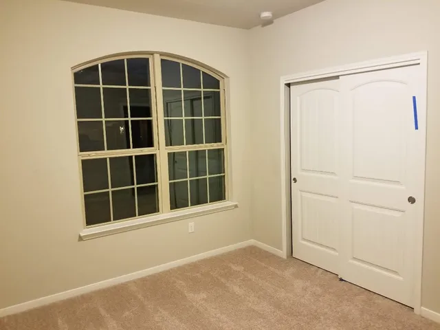 a view of a hallway with a elevator