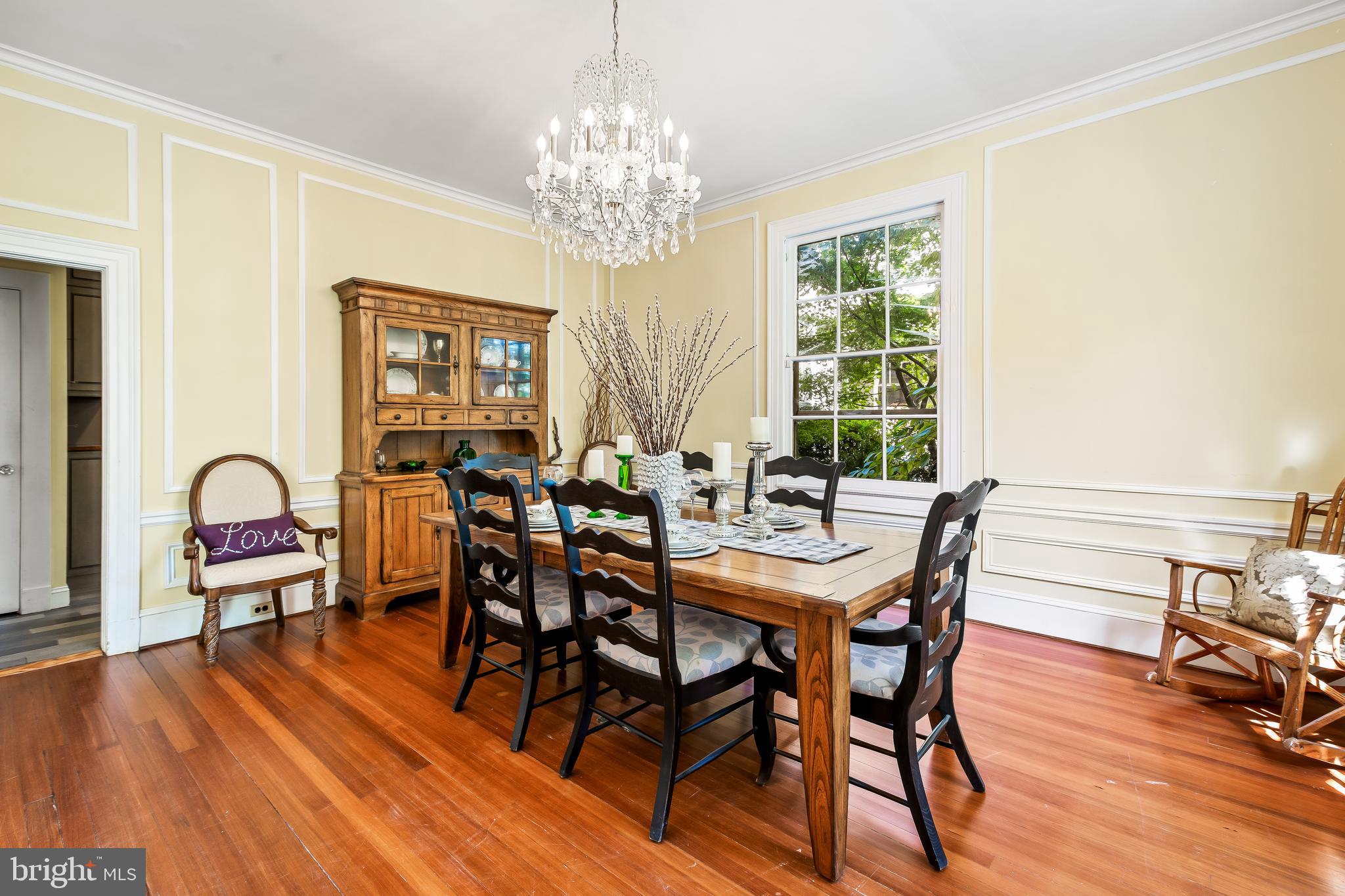 14 Midvale Road Baltimore, MD 21210 - Photo 38 of 91 a view of a dining room with furniture window and wooden floor