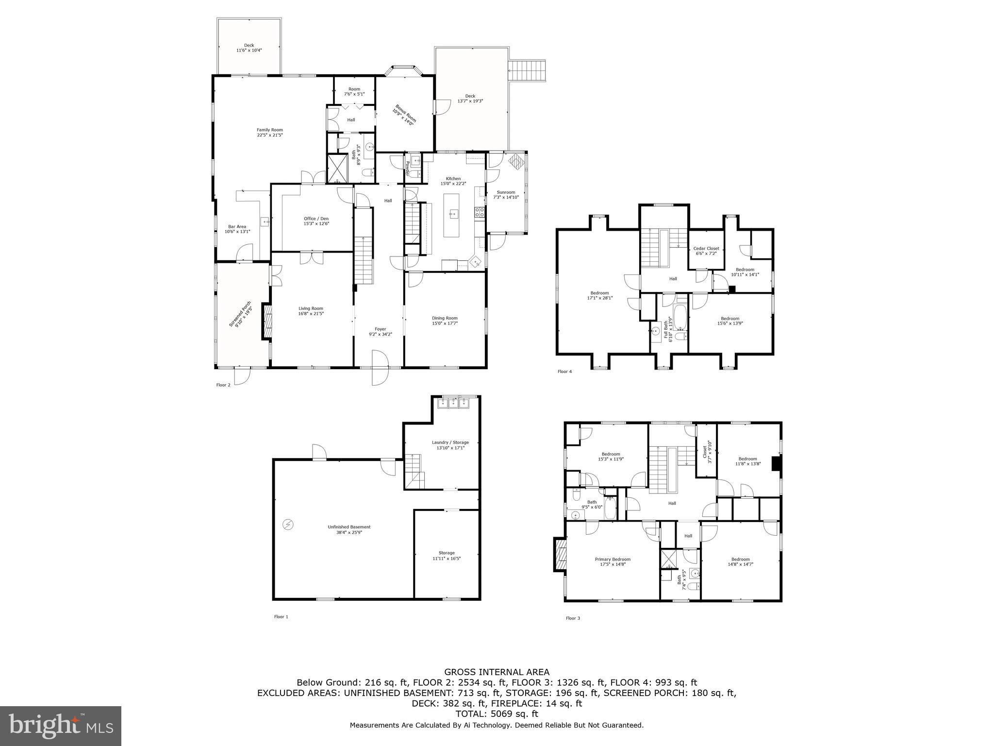 14 Midvale Road Baltimore, MD 21210 - Photo 87 of 91 Full House Floor Plan
