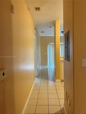 a view of a room with window