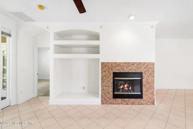a view of kitchen and microwave
