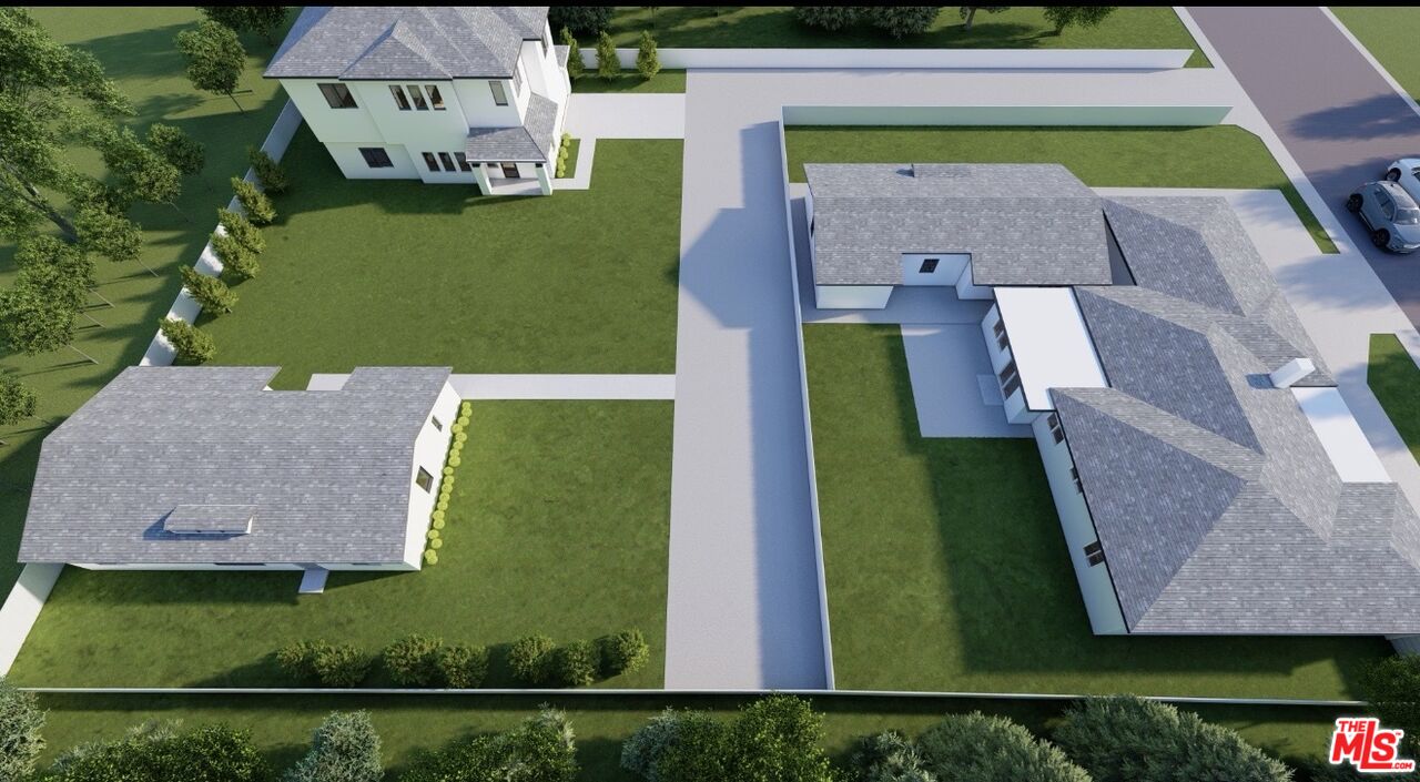 8446 Penfield Avenue Winnetka, CA 91306 - Photo 45 of 46 an aerial view of a house with a garden