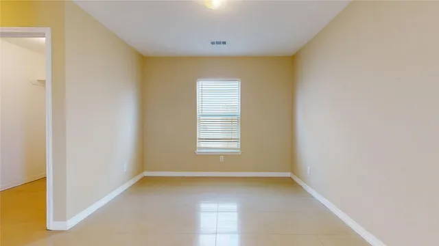 a view of a room with window