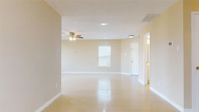 a view of an empty room