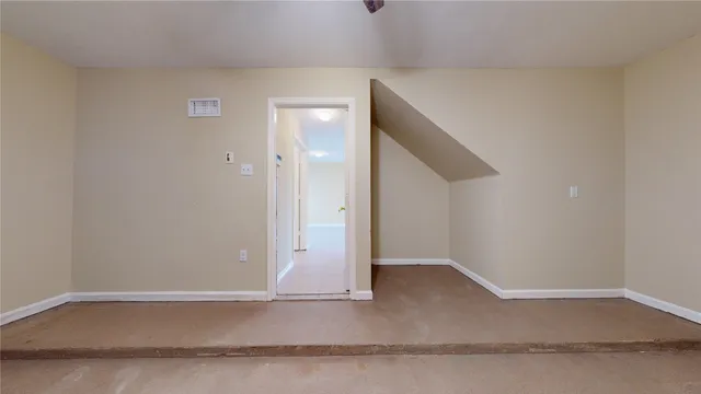 a view of an empty room