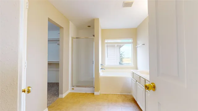 a view of an front door