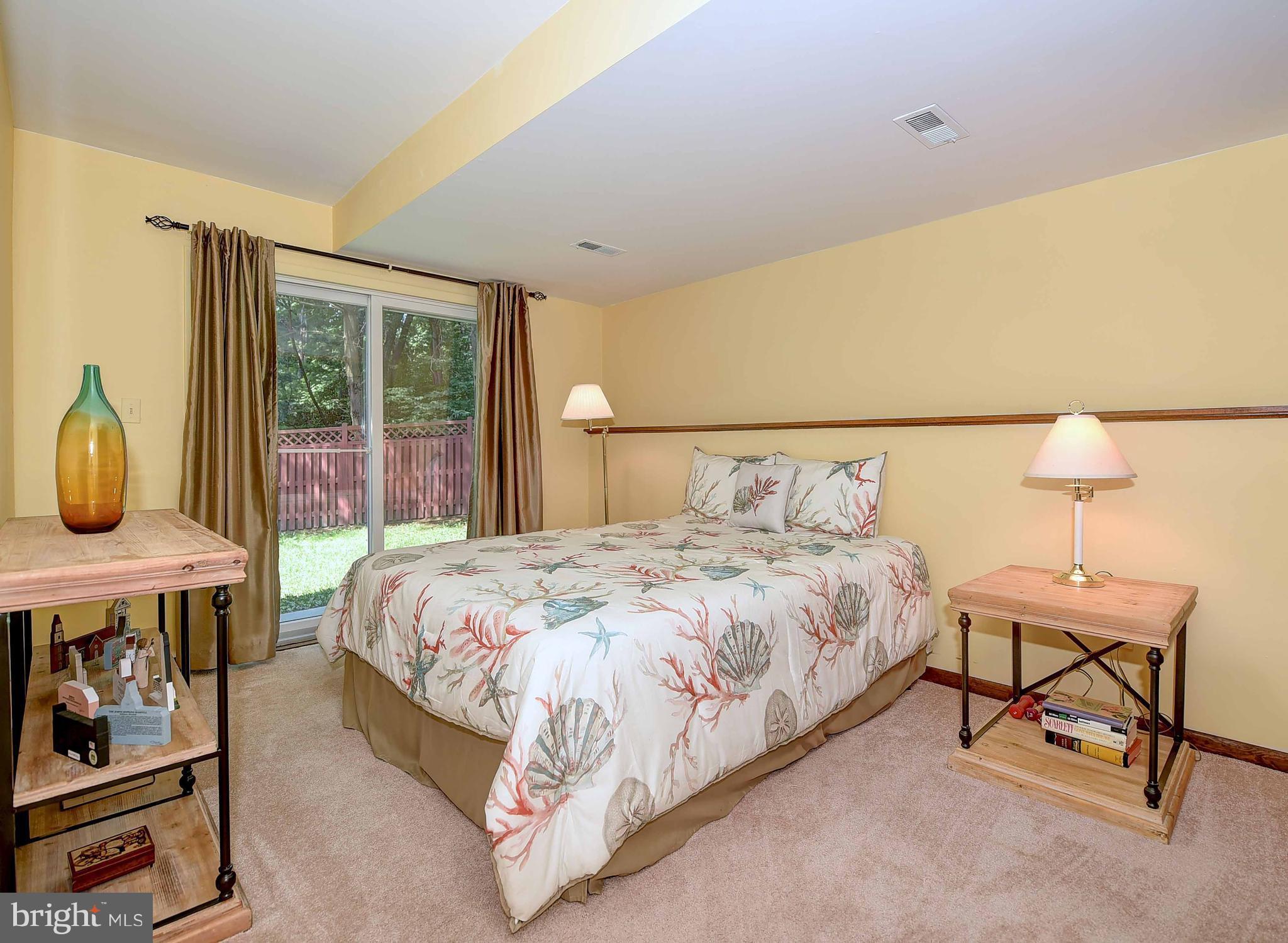 4516 Meadowcliff Road Glen Arm, MD 21057 - Photo 22 of 29 Lower Level Bedroom 1 - Exits to Patio