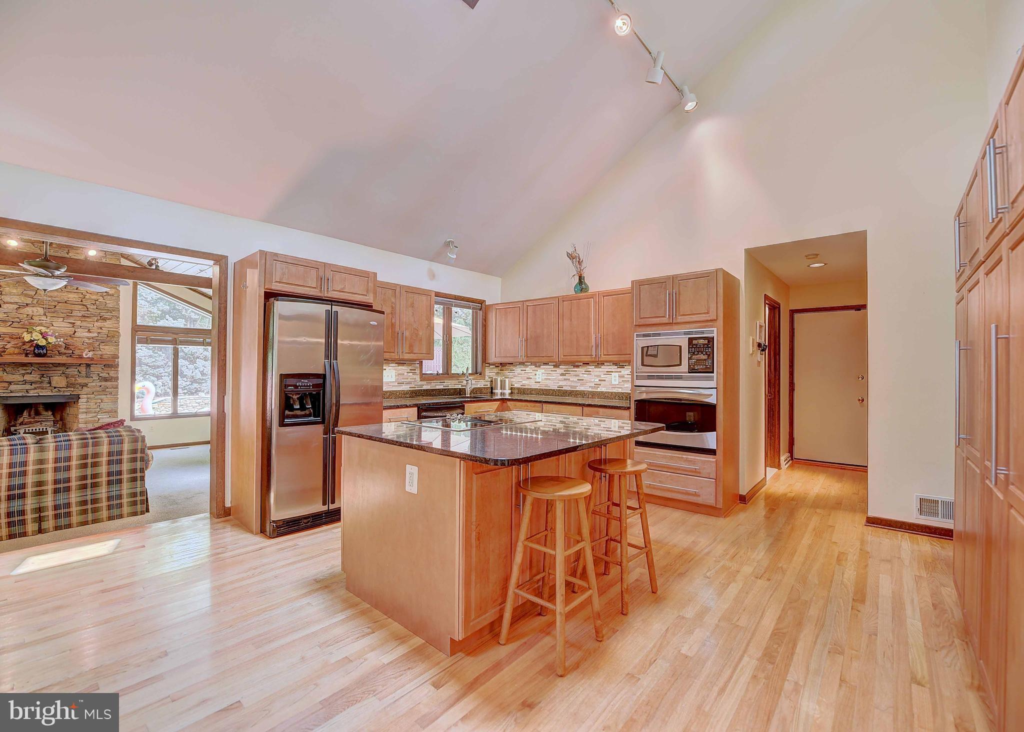 4516 Meadowcliff Road Glen Arm, MD 21057 - Photo 5 of 29 Large Open Kitchen with Maple Cabinets