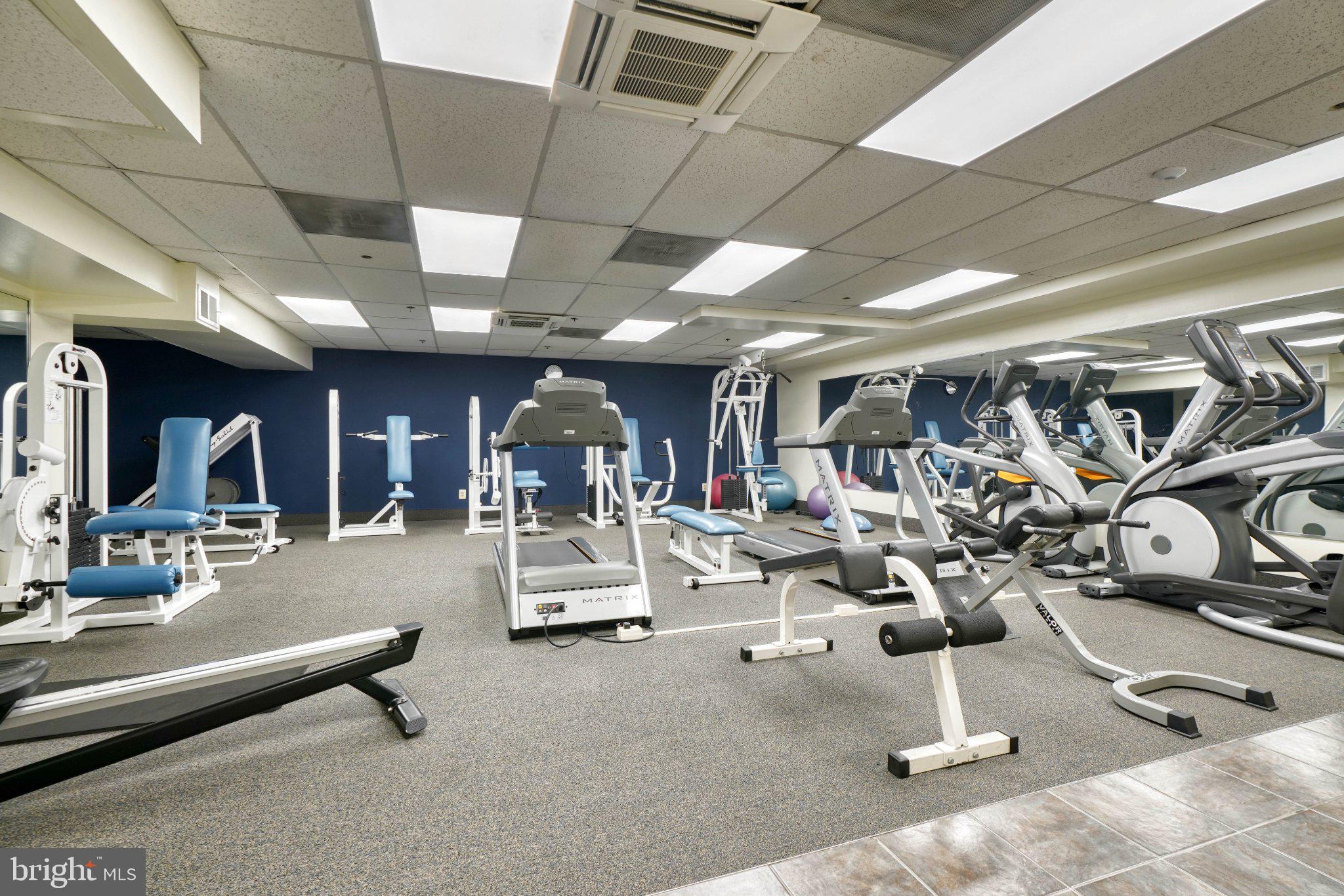 1000 Fell Street, Unit 606 Baltimore, MD 21231 - Photo 55 of 56 Modern fitness space for active living.