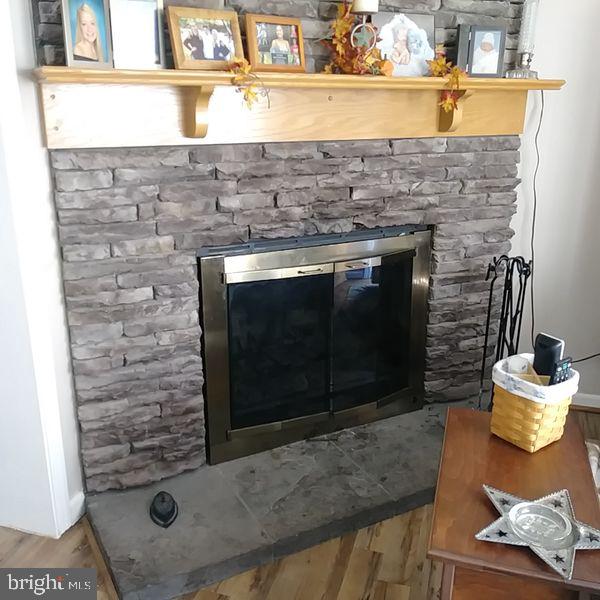 2120 Feeser Road North Taneytown, MD 21787 - Photo 13 of 35 Beautiful wood burning fireplace with mantle