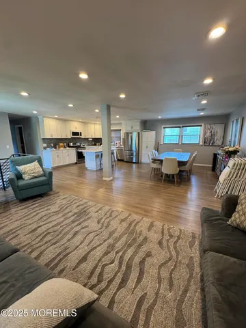 a large room with lots of chairs and a table