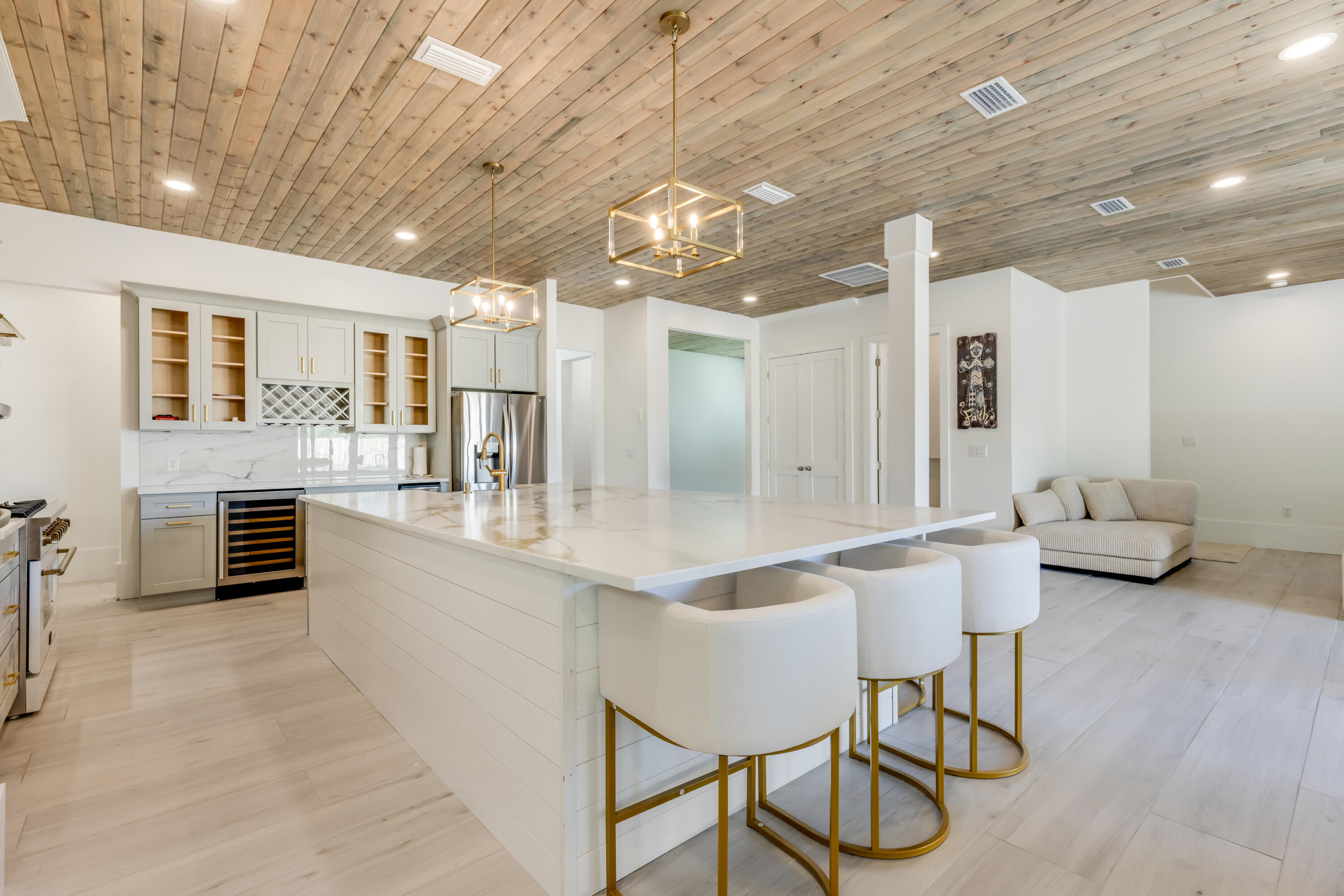 41 Mobile Street Miramar Beach, FL 32550 - Photo 14 of 80 a kitchen with stainless steel appliances kitchen island granite countertop a sink and cabinets