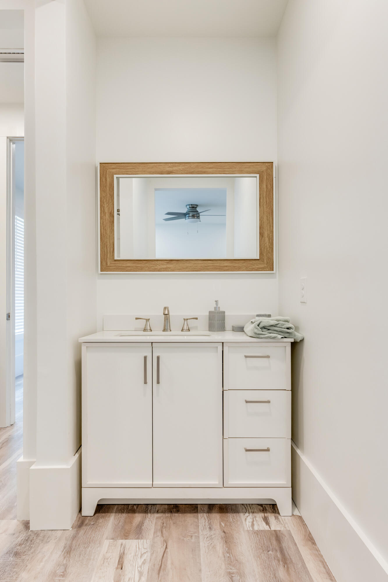 41 Mobile Street Miramar Beach, FL 32550 - Photo 46 of 80 a bathroom with a sink and a mirror