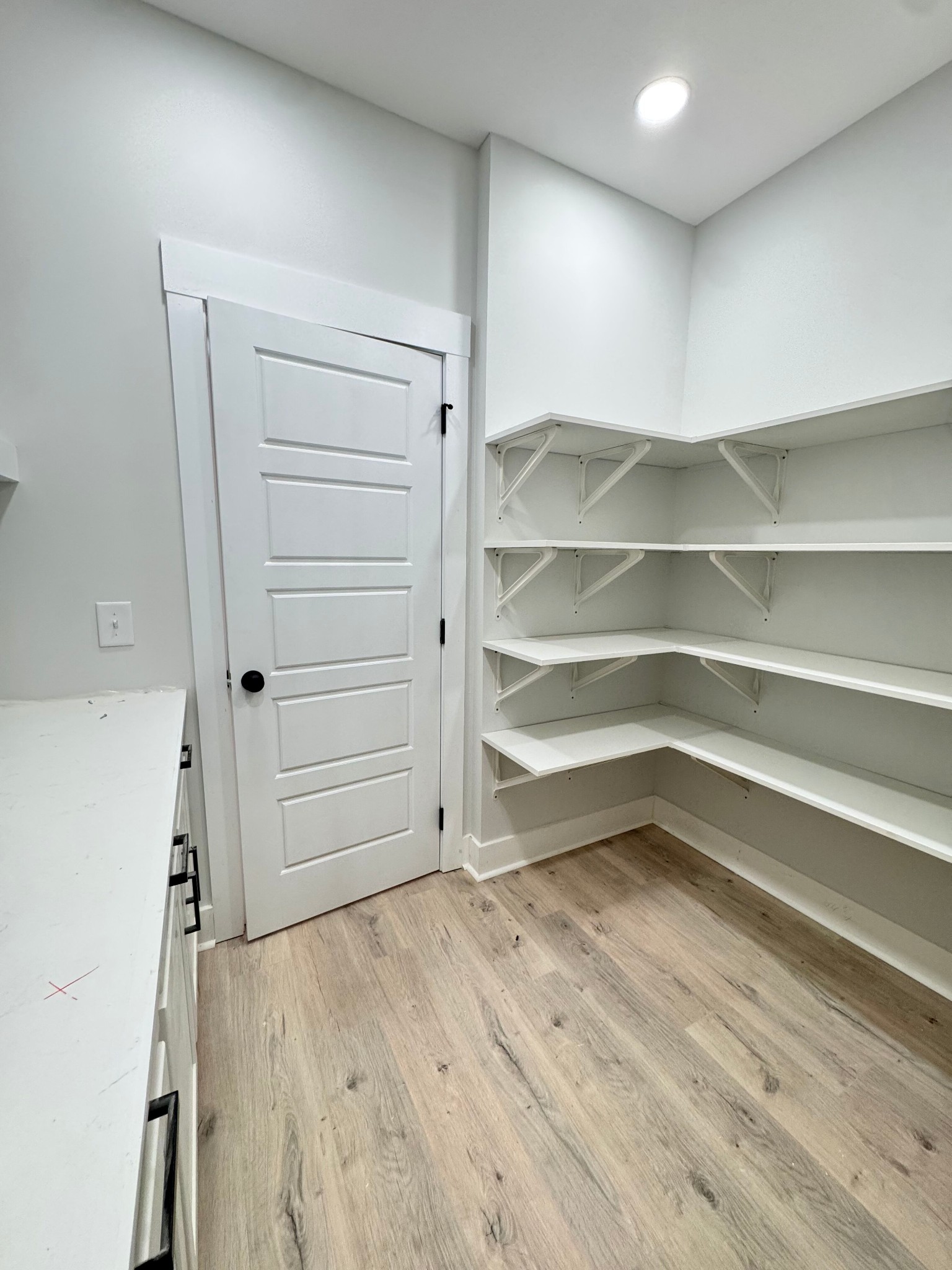 1725 Powell Road Clarksville, TN 37043 - Photo 18 of 42 a view of walk in closet with empty racks