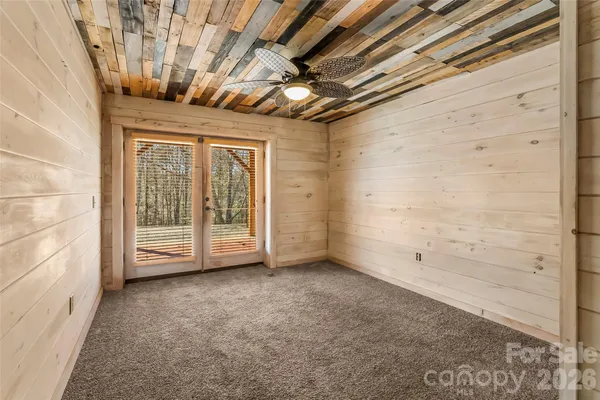 a view of an empty room
