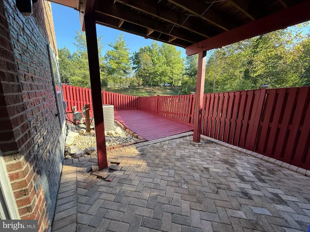 a view of a wooden fence