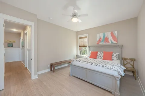 a view of lake and mountain