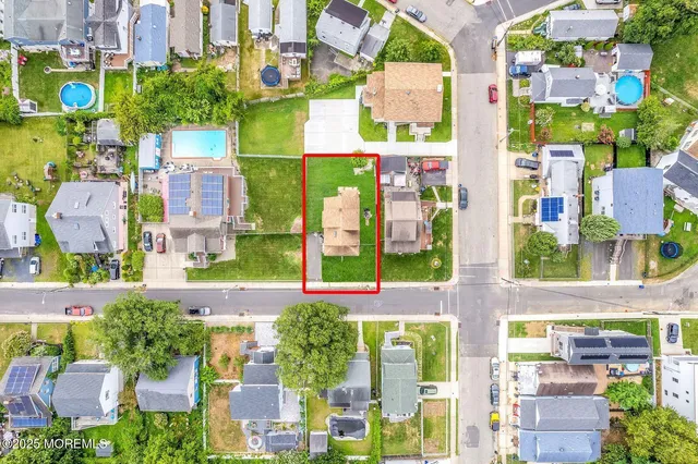 a close up of a city view