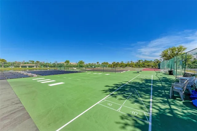 a view of a swimming pool and lake view