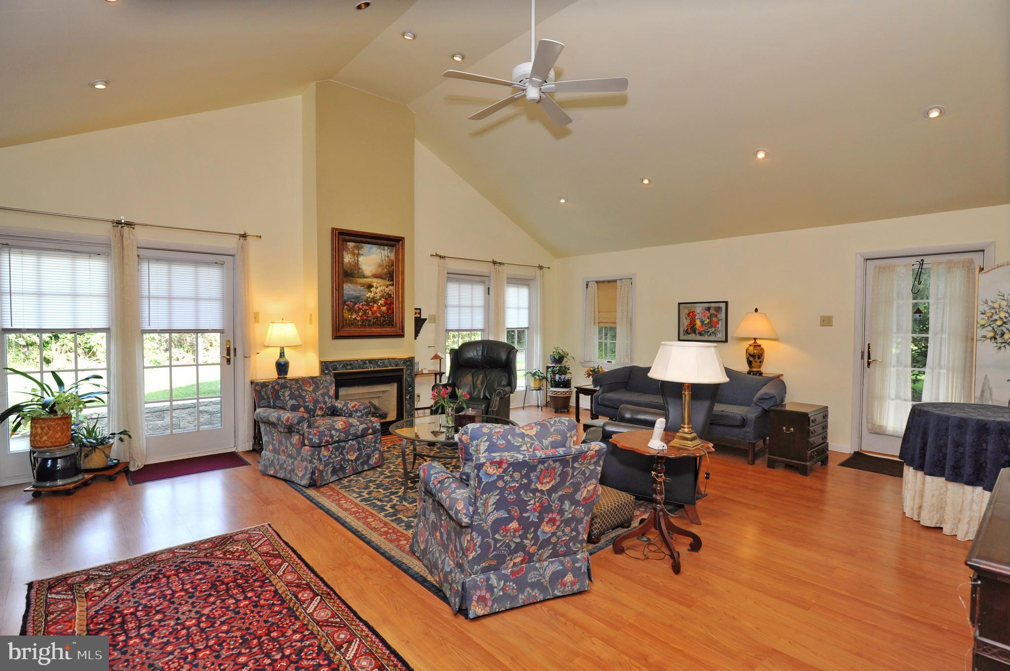 228 Upper Valley Road North Wales, PA 19454 - Photo 6 of 39 Great Room with Cathedral Ceiling