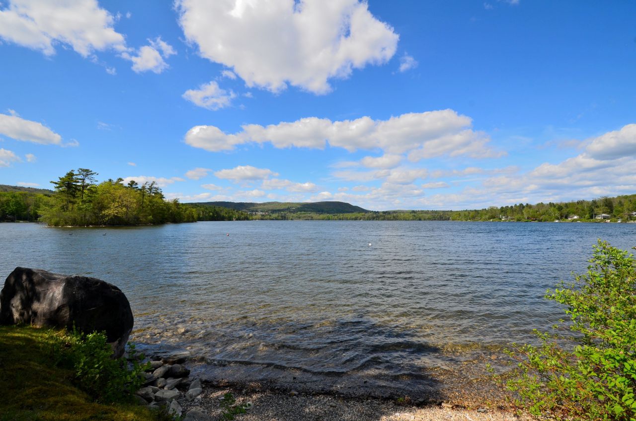 16 Grove Road Stockbridge, MA 01262 - Photo 4 of 13 a view of a lake from a yard