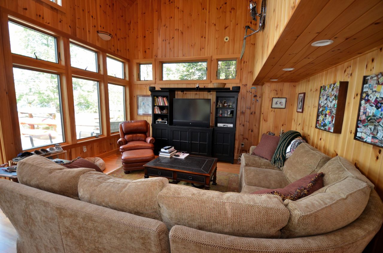 16 Grove Road Stockbridge, MA 01262 - Photo 7 of 13 a living room with furniture and a fireplace
