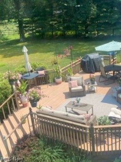 8004 Risden Road Vermilion, OH 44089 - Photo 24 of 31 Back Deck from 2nd story window