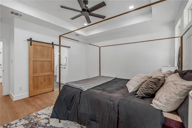 a view of a forest with a tree