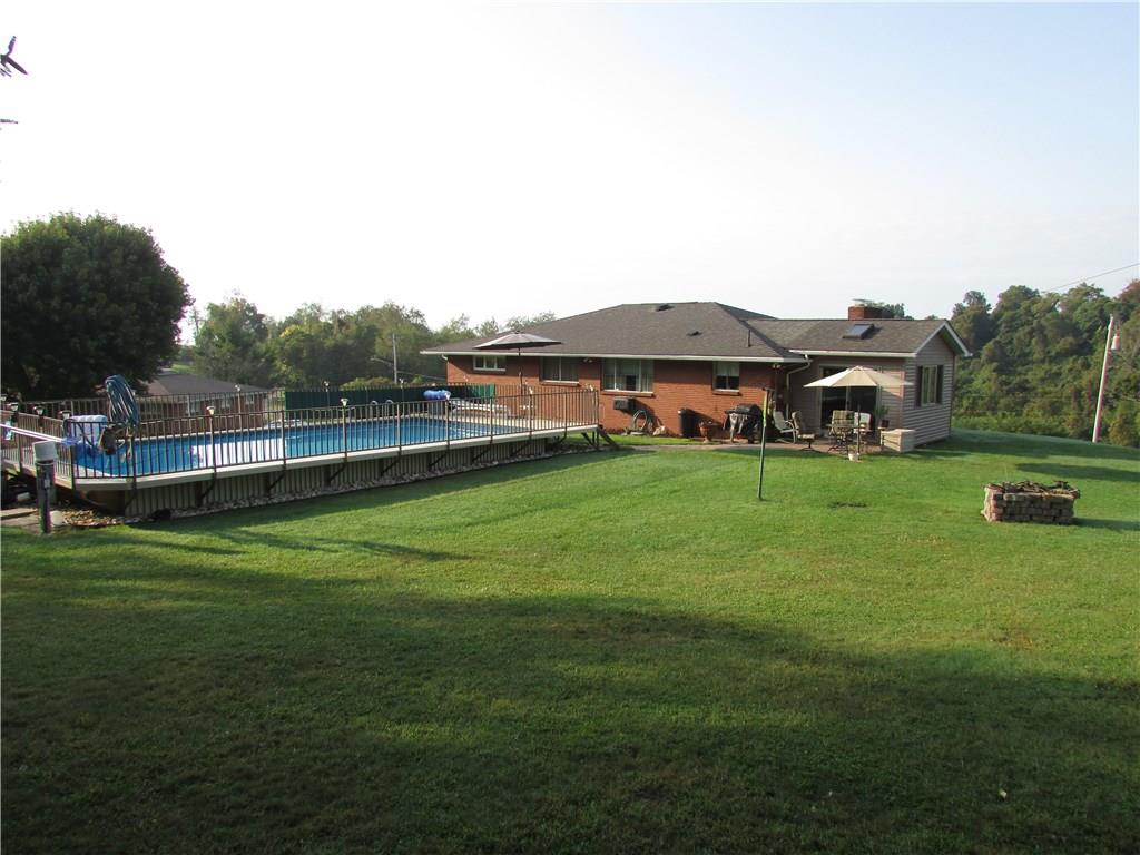 6846 Wall Road Monongahela, PA 15063 - Photo 3 of 25 Back of house. Beautiful lot!!!