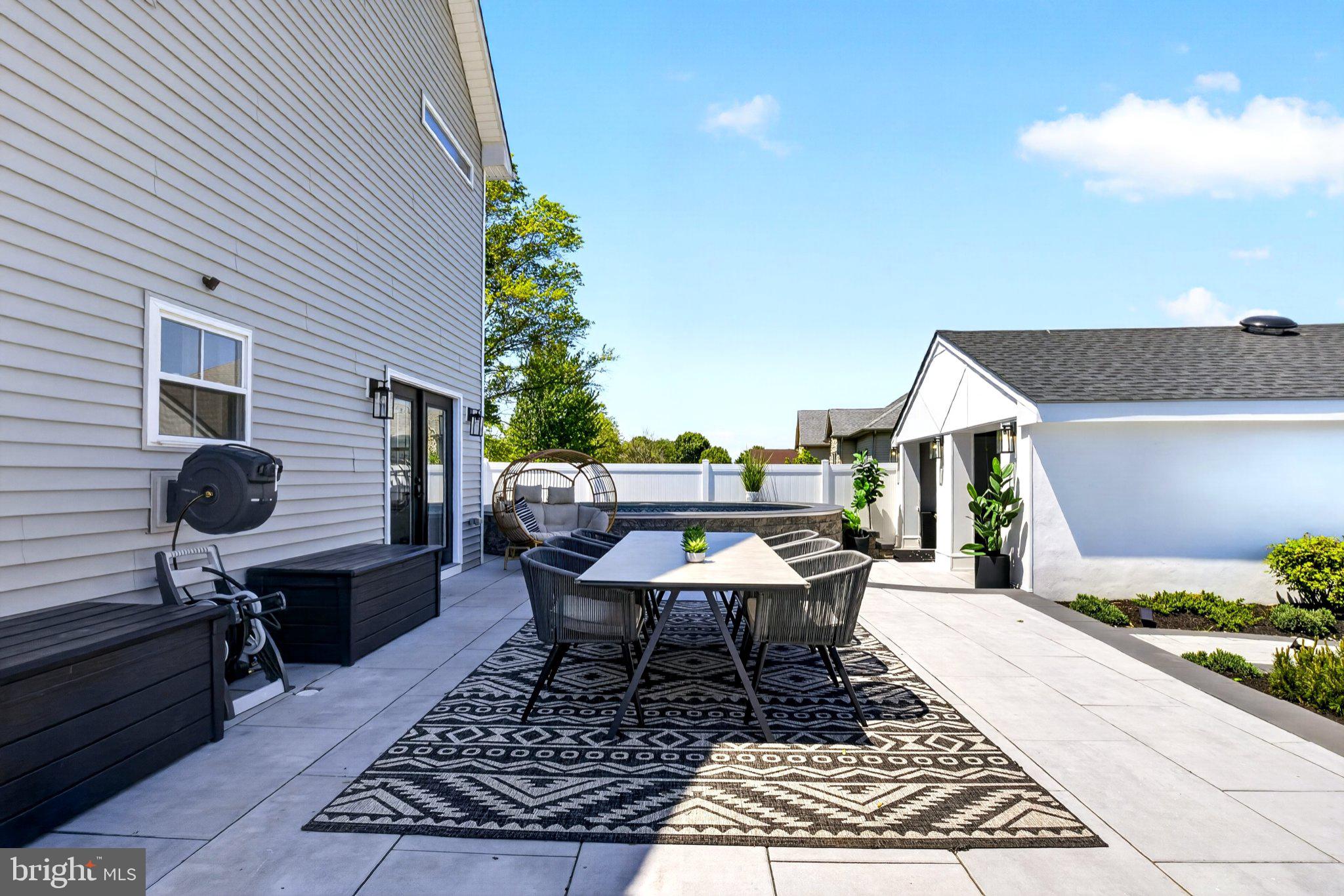 25015 Mt Pleasant Road Columbus, NJ 08022 - Photo 39 of 59 Stylish outdoor dining oasis awaits.
