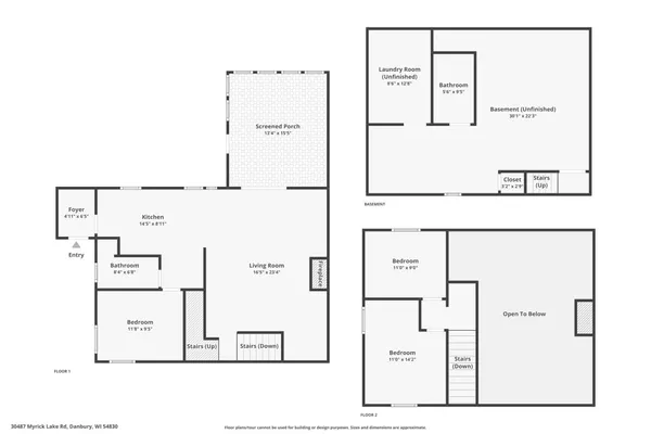 $330,000 | 30487 Myrick Lake Road, Danbury, WI 54830