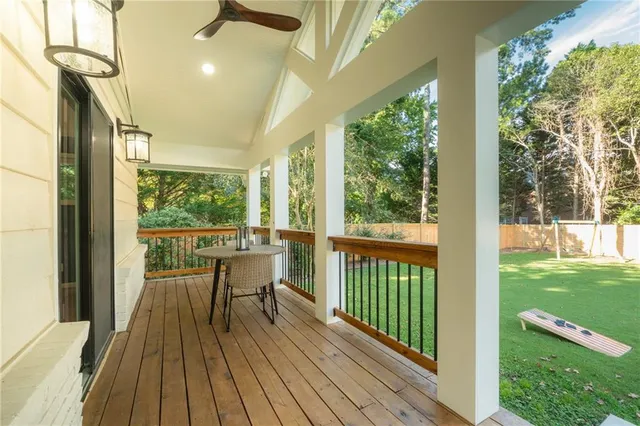 a view of a city from a balcony