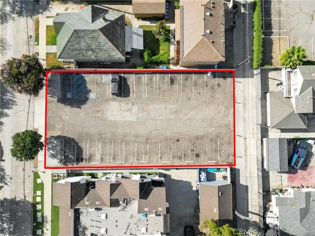 a bird view of a house