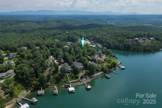 an aerial view of a houses with outdoor space
