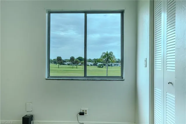 a view of a window in a room
