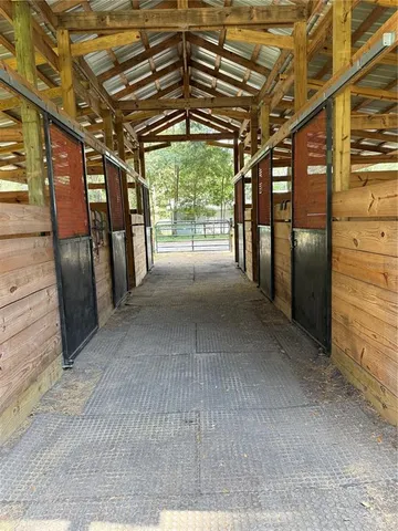a view of steet with door