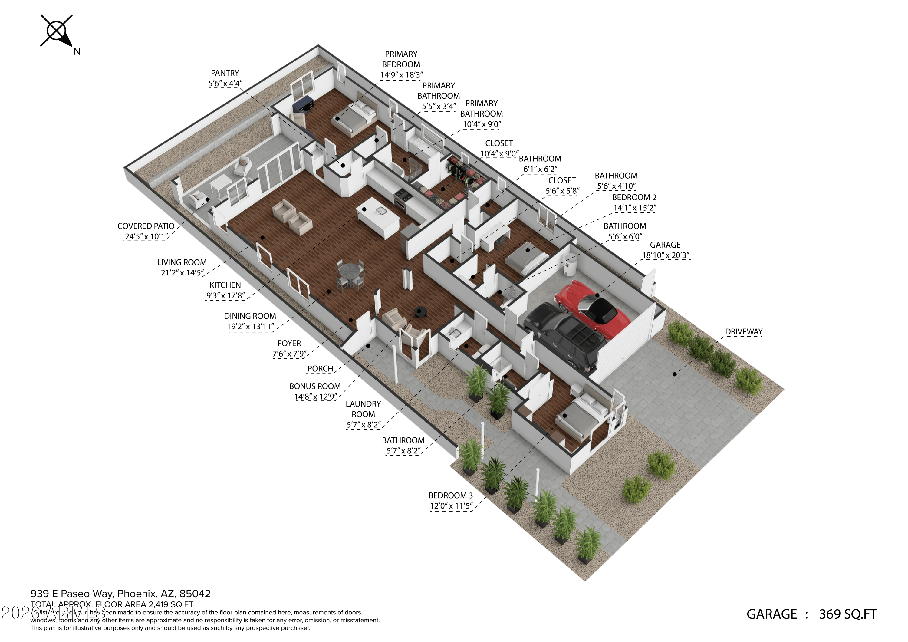 939 East Paseo Way Phoenix, AZ 85042 - Photo 77 of 78 a view of a building