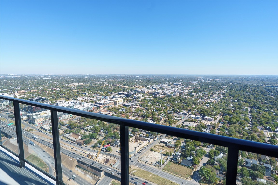 610 Davis Street, Unit 4708 Austin, TX 78701 - Photo 3 of 29 a view of a city from a balcony