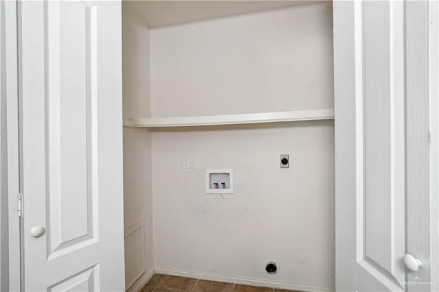a close view of closet