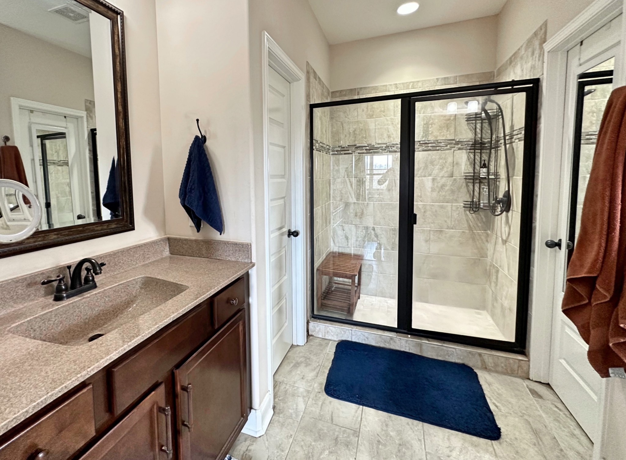 1815 Broome Road Palmyra, TN 37142 - Photo 27 of 61 a bathroom with a sink and a mirror