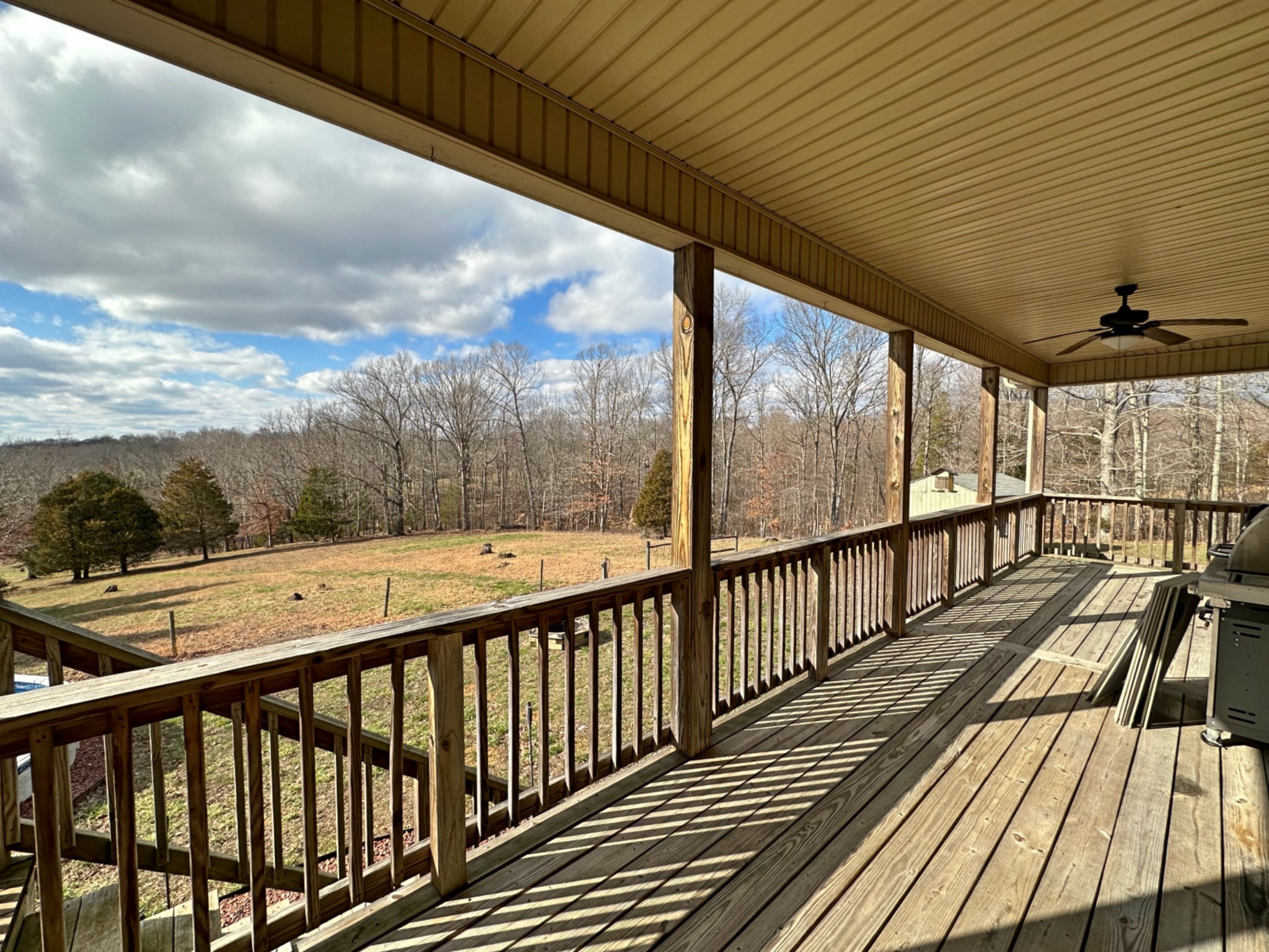 1815 Broome Road Palmyra, TN 37142 - Photo 35 of 61 a view of balcony with wooden floor
