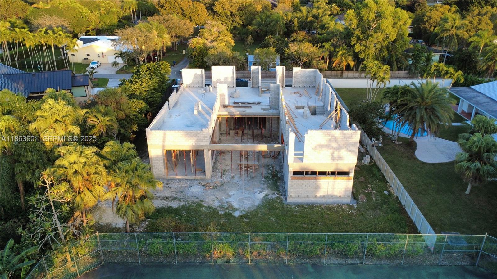 13050 Southwest 103rd Avenue Miami, FL 33176 - Photo 14 of 37 an aerial view of residential houses with outdoor space