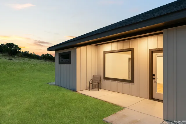 a front view of house with yard