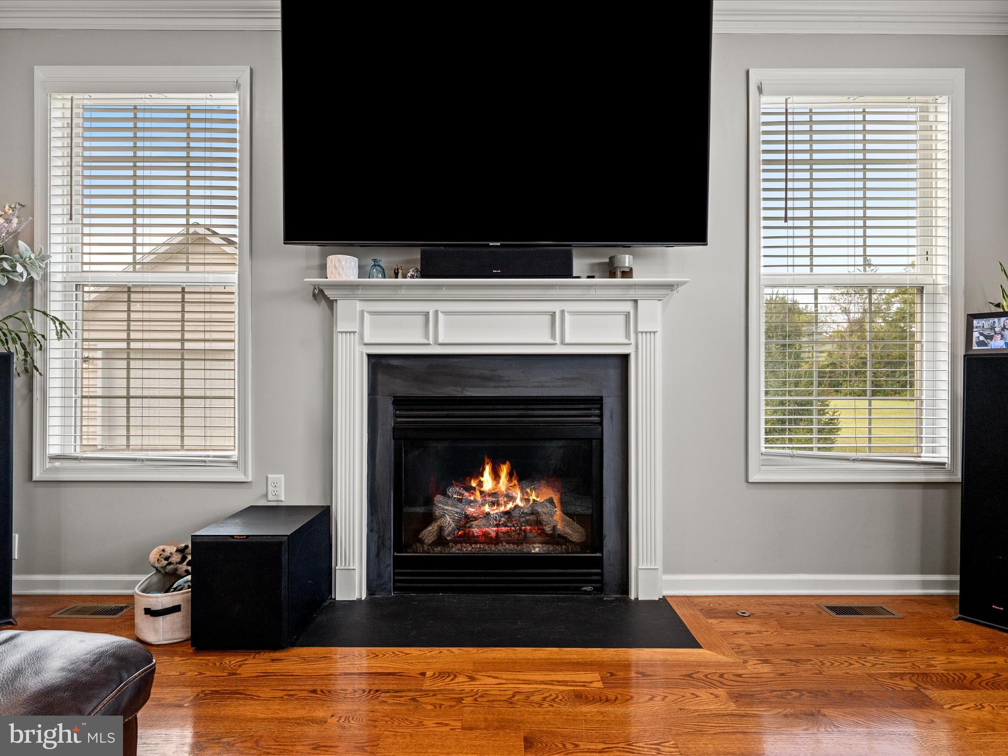 80 Varick Trail Hedgesville, WV 25427 - Photo 19 of 80 a living room with a fireplace and a flat screen tv