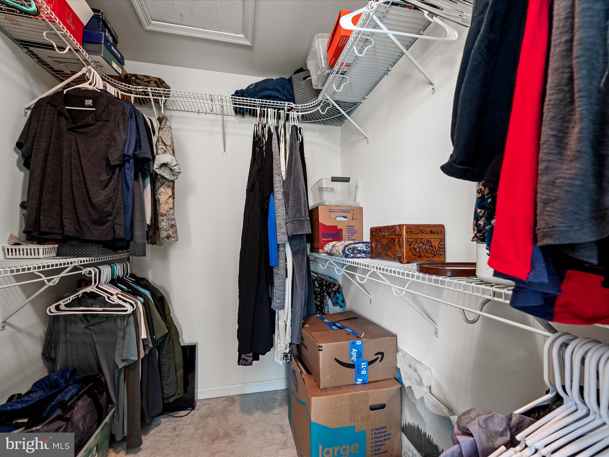 80 Varick Trail Hedgesville, WV 25427 - Photo 40 of 80 a view of walk in closet with clothes and shoes